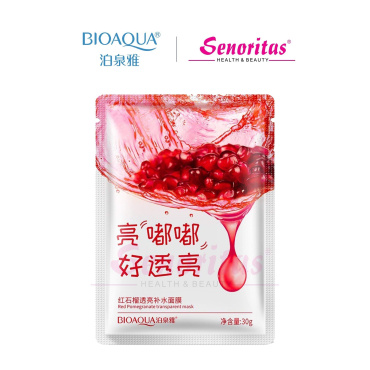 Маска тканевая для лица BIOAQUA антиоксидантная с экстрактом граната, 30 г фото 1