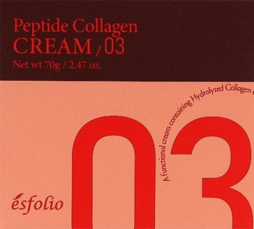 Крем для лица Esfolio peptide collagen cream с пептидами и коллагеном 70 г