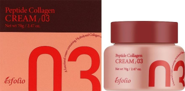 Крем для лица Esfolio peptide collagen cream с пептидами и коллагеном 70 г фото 1