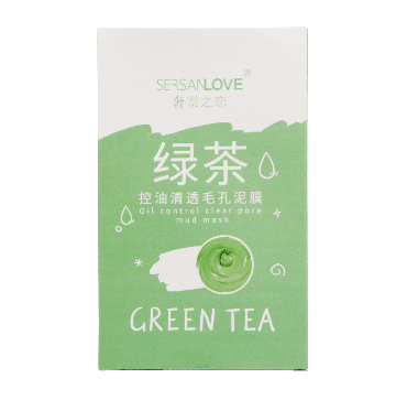Sersanlove маска для обличчя грязьова для жирної шкіри з Зеленим чаєм Green Tea, 110 г
