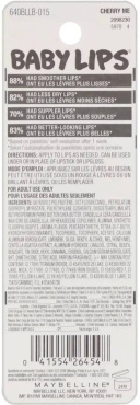 Бальзам для губ Maybelline New York Baby Lips Вишнeвое искушение 4.4 г фото 2