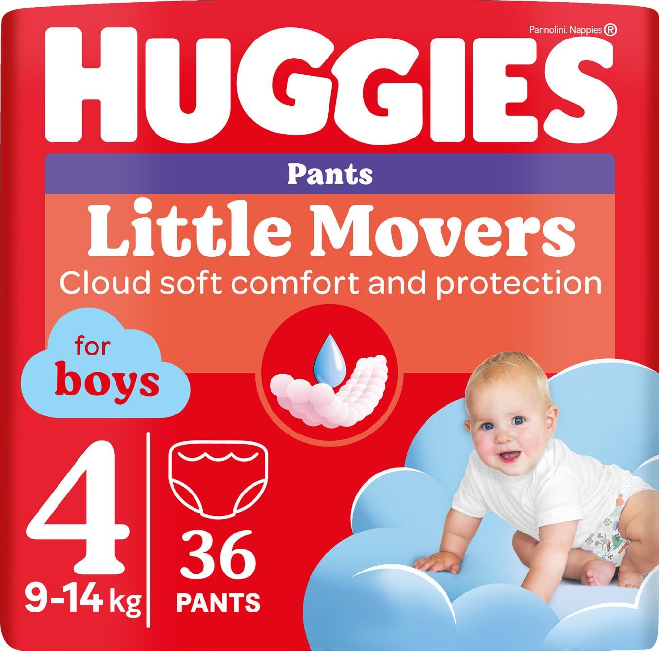 Huggies трусики для хлопчиків Pants 4 р, 36 шт.