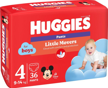 Трусики для хлопчиків Huggies Pants 4 р, 36 шт.