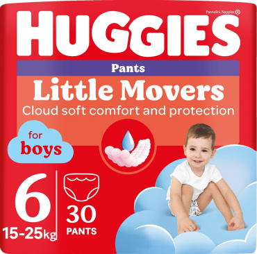 Трусики для хлопчиків Huggies Pants 6 р, 30 шт.