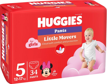 Трусики для девочек Huggies Pants 5 р, 34 шт. фото 1