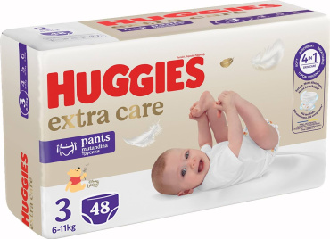Трусики Huggies Pants Elite Soft/Extra Care 3 Mega 48 шт. фото 1