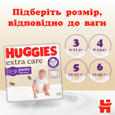 Трусики Huggies Pants Elite Soft/Extra Care 3 Mega 48 шт. фото 8
