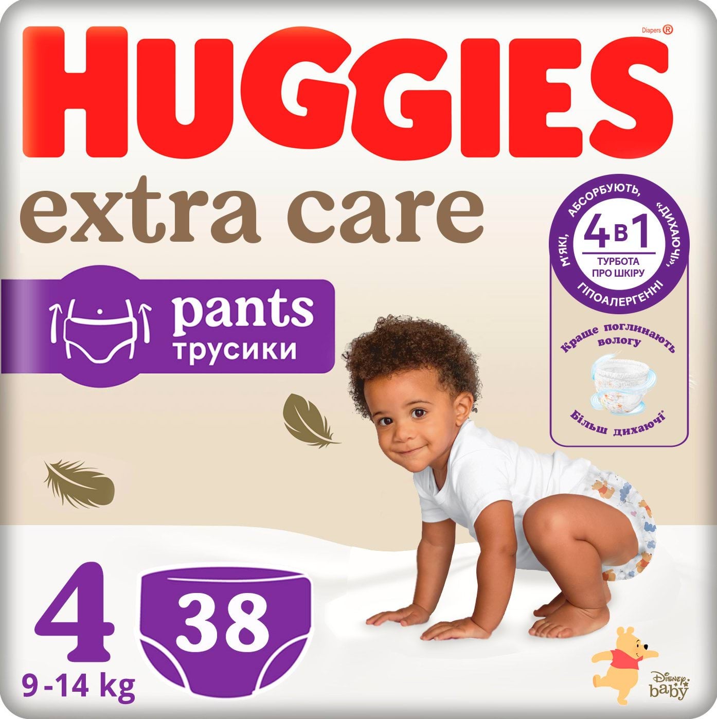 Трусики Huggies Pants Elite Soft/Extra Care 4 Mega 38 шт.