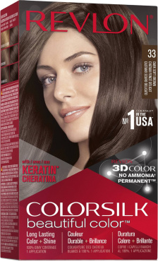 Краска для волос REVLON Colorsilk 033 Dark Soft Brown фото 6