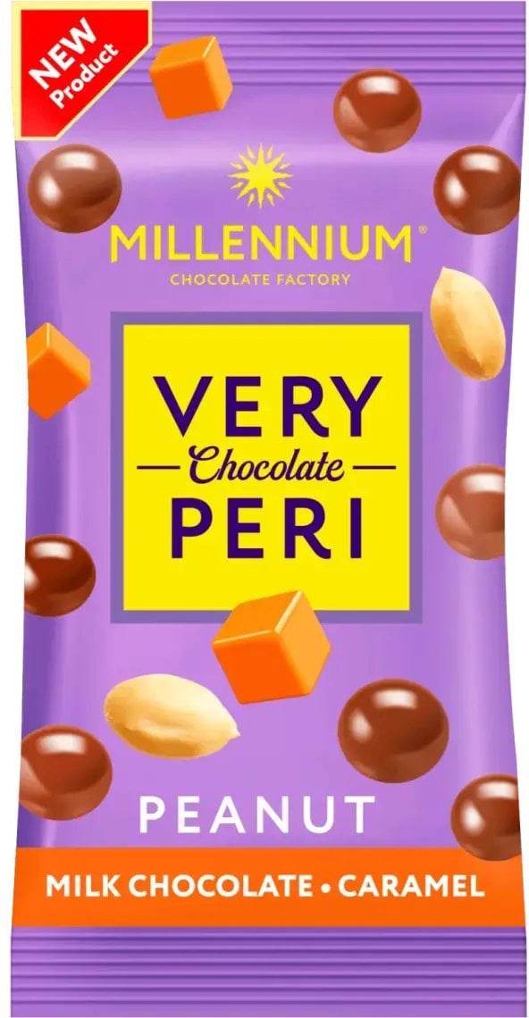 Millennium драже Very Peri арахіс у мол. шоколаді з солоною карамеллю, 45г