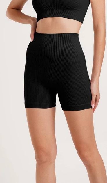 Велосипедки женские Giulia Shorts Rib Shape L-XL Черные
