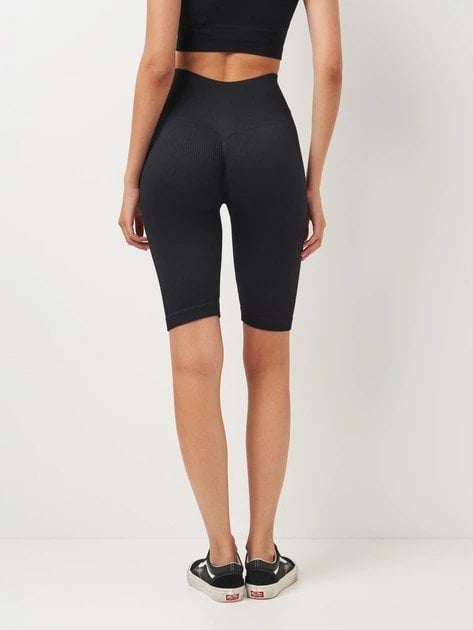 Велосипедки женские Giulia Tracks Rib Shape L-XL Черные фото 1