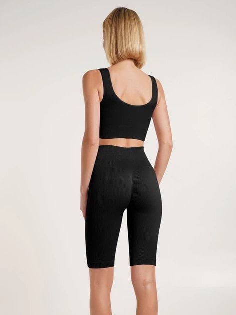 Велосипедки женские Giulia Tracks Rib Shape L-XL Черные фото 4