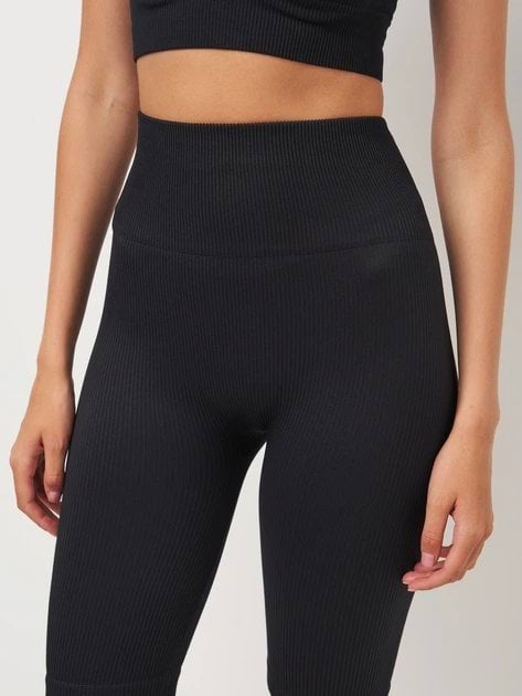 Велосипедки женские Giulia Tracks Rib Shape L-XL Черные фото 5