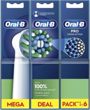 Насадка для зубної щітки Oral-B Pro Cross Action 6 шт.