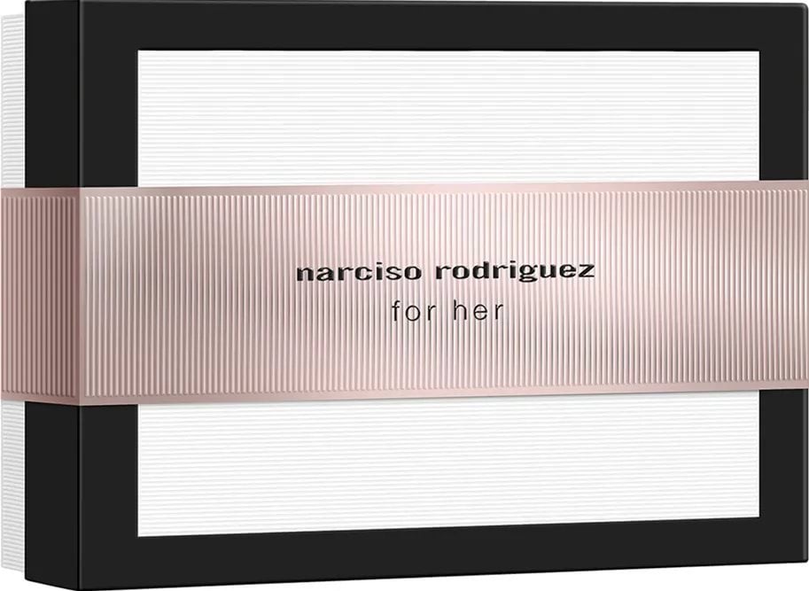 Набор парфюмированный Narciso Rodriguez For Her (туалетная вода 50 мл + лосьон для тела 50 мл + туалетная вода 7,5 мл)