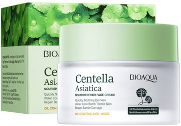 Крем для обличчя Bioaqua Centella Asiatica з азіатською центелою 50 г фото 1
