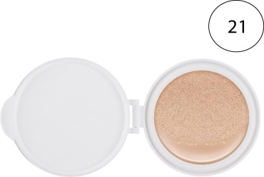 Тональний крем-кушон Missha M Magic Cushion Cover Lasting SPF 50+/PA+++ відтінок 21 Light Beige змінний блок 15 мл