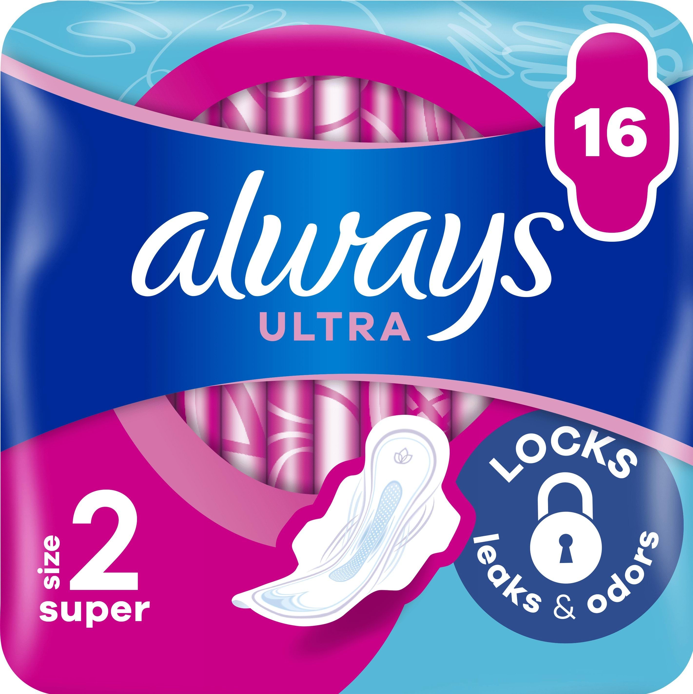 Гігієнічні прокладки Always Ultra Super Розмір 2 16 шт 8