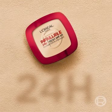 Компактна крем-пудра для обличчя L`Oréal Paris Infaillible відтінок 130, 9 г фото 4