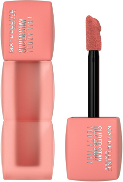 Помада-тинт для губ Maybelline New York Super Stay Teddy Tint стойкий матовый оттенок 25, 5 мл