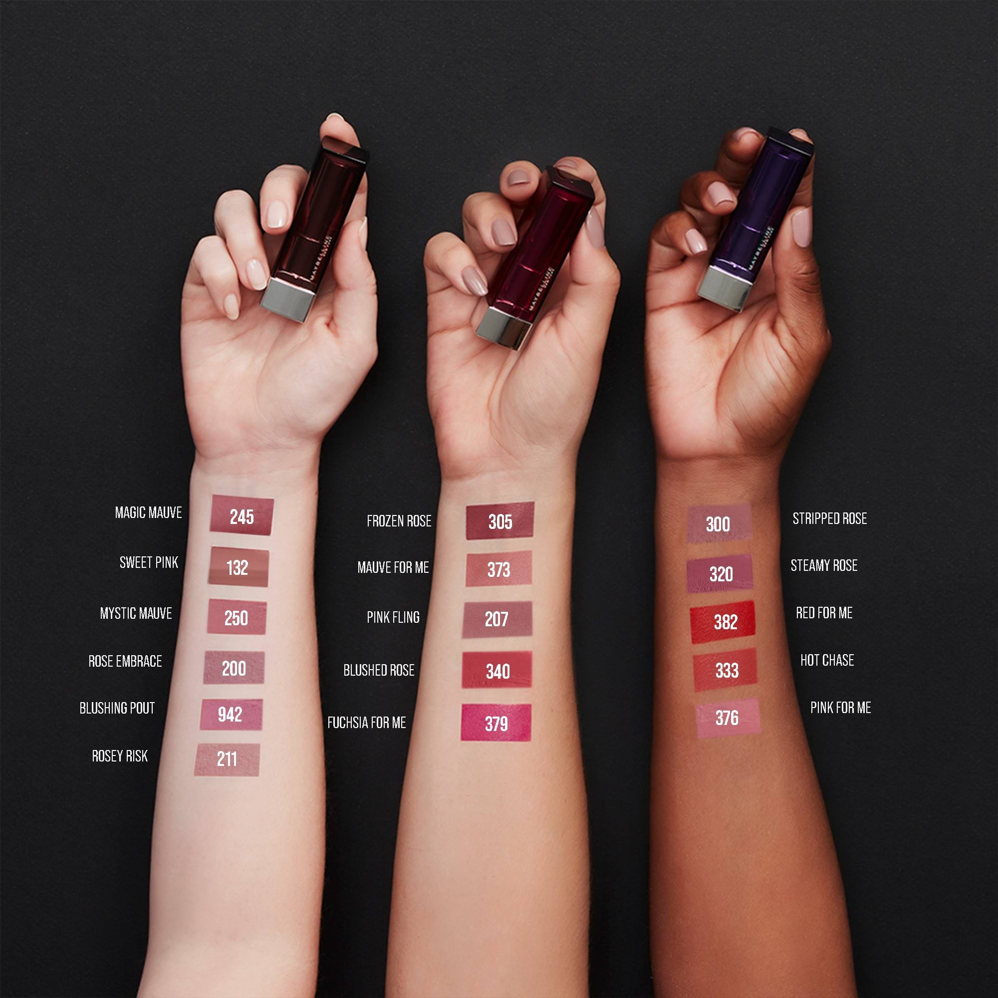 Зволожувальна помада для губ Maybelline New York Color Sensational відтінок 376, 5 мл фото 3