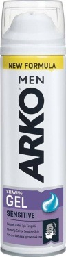 Гель для гоління ARKO Sensetiv 200 мл фото 1