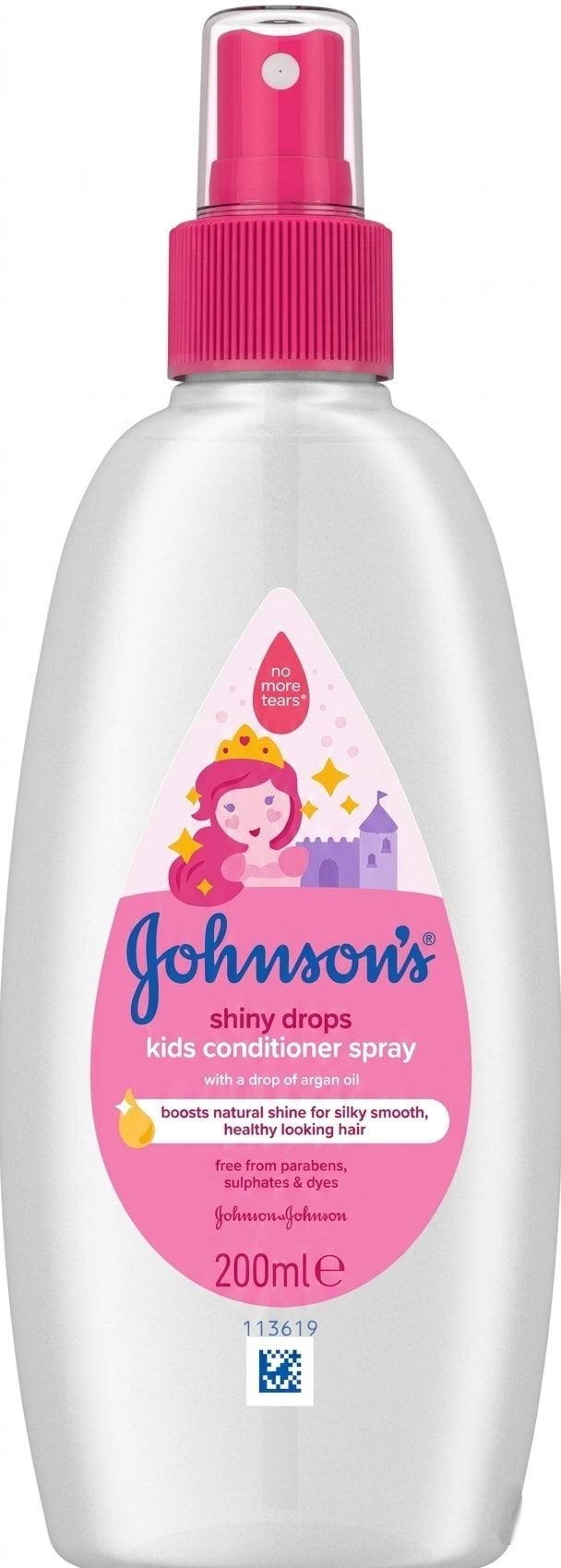 Дитячий кондиціонер-спрей для волосся JOHNSON’S® «Блискучі локони» 200 мл 6