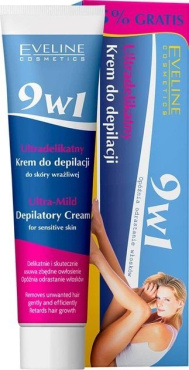 Крем депиляционный Eveline R+Q10, 9 в 1 ультрамягкий