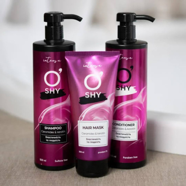 Маска для волосся O'Shy Intense Ceramides & Keratin Hair Mask Еластичність та гладкість 200 мл фото 1