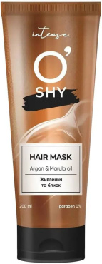 Набір для волосся O'Shy Intense Argan & Marula Oil: маска 200 мл, шампунь 500 мл, кондиціонер 500 мл фото 2