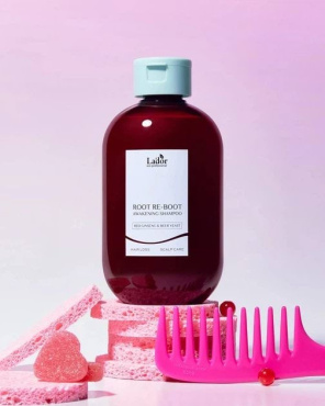 Шампунь La'dor Root Re-Boot Awakening Shampoo Red Ginseng & Beer Yeast проти випадіння 300 мл