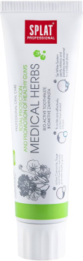 Зубная паста SPLAT Professional Medical Herbs защита от бактерий и кариеса 100 мл фото 11