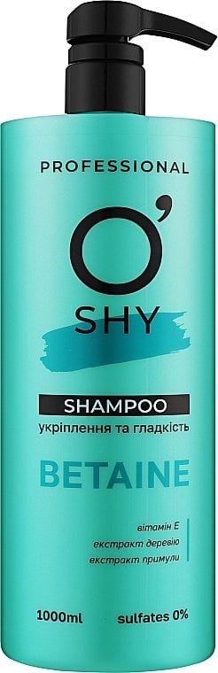 O'Shy Betaine Шампунь для волосся укріплення та гладкість, 1000 мл