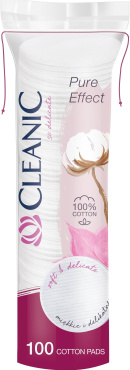 Ватнi диски CLEANIC Pure Effect 100 шт.