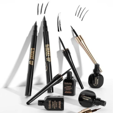 Подводка Eveline Liguid Precision водостойкая черная 4 мл фото 1