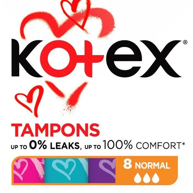 Kotex тампони нормал 8шт 6
