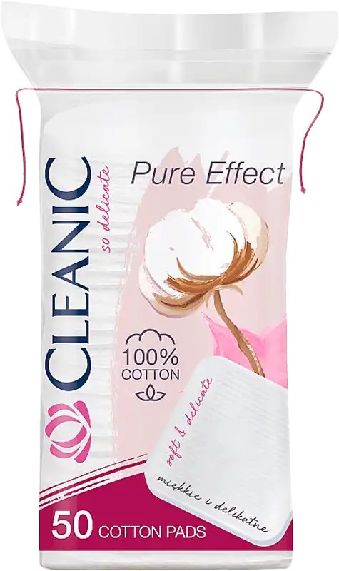 Ватнi диски Cleanic Pure Effect, 50 шт 1