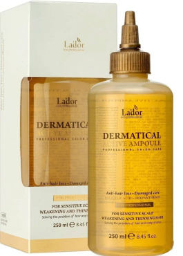 Филлер для волос La'dor Dermatical Active Ampoule против выпадения 250 мл