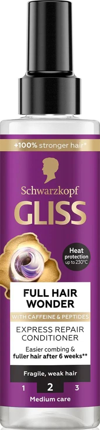 Експрес-кондиціонер для волосся Gliss kur Full Hair Wonder 200 мл