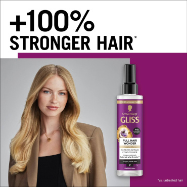 Экспресс-кондиционер для волос Gliss kur Full Hair Wonder 200 мл