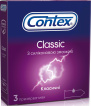 Презервативи латексні CONTEX Classic (класичні) з силіконовою змазкою 3 шт. фото 1