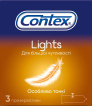 Латексные презервативы CONTEX® Lights (особенно тонкие) с силиконовой смазкой 3 шт.