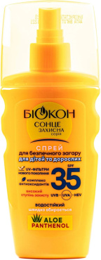 Спрей Біокон SPF 35 для безопасного загара 160 мл