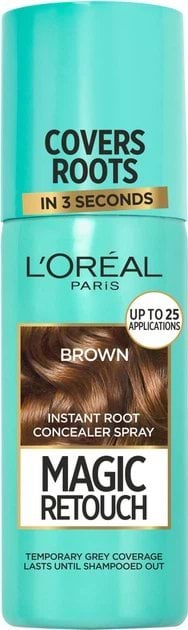Спрей для зафарбовування сивого коріння L´Oréal Paris Magic Retouch відтінок 3 Каштановий 75 мл 3