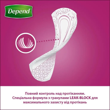 Прокладки урологічні Depend Normal Plus Pad 12 шт. фото 2
