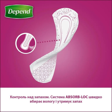 Прокладки урологічні Depend Normal Plus Pad 12 шт. фото 3