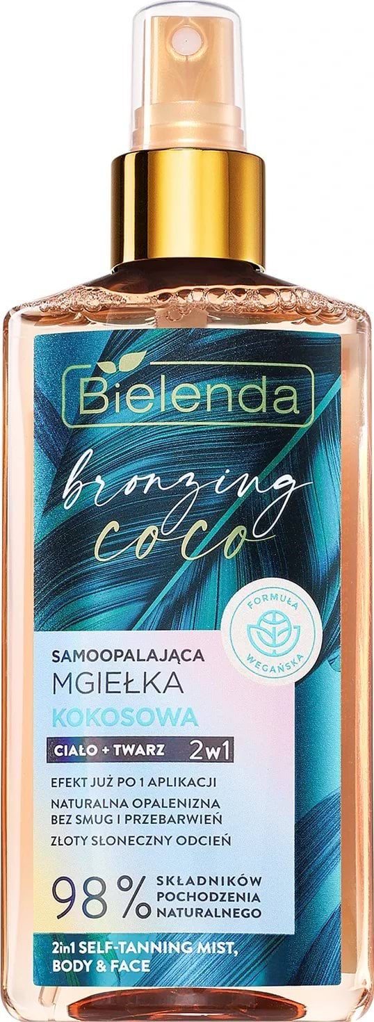 Автозасмага для тіла та обличчя Bielenda BRONZING COCO 2 в 1, 150 мл