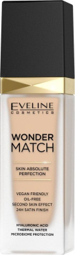Тональний крем Eveline Wonder Match 16 Light Beige 30 мл