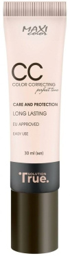 Тональный крем MAXI Color True Solution Color Correcting оттенок 02 Натуральный бежевый 30 мл фото 1